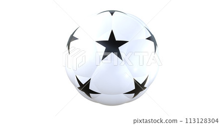 Rotating soccer ball. Football symbol. Looped animation. Rotating soccer ball. Football symbol. Looped animation. 113128304
