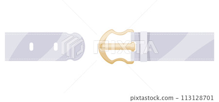 Leather belts with buckle isolated on white background Leather belts with buckle isolated on white background 113128701