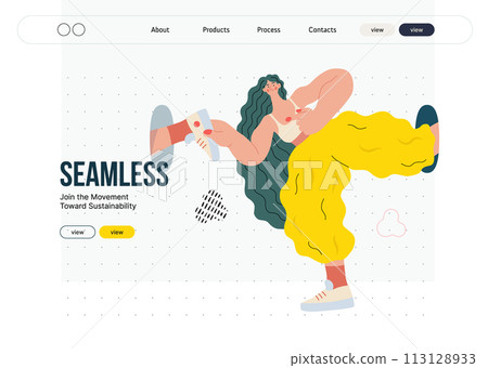 Life Unframed: Self-support -modern flat vector concept illustration of a girl in infinite loop. Metaphor of unpredictability, imagination, whimsy, cycle of existence, play, growth and discovery Life Unframed: Self-support -modern flat vector concept illustration of a girl in infinite loop. Metaphor of unpredictability, imagination, whimsy, cycle of existence, play, growth and discovery 113128933