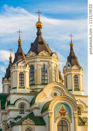 Svyato-Pokrovs Orthodox Christian church in Zaporizhia, Ukraine 113129010