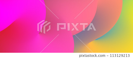 illustration of twisted colorful shapes. Vector illustration illustration of twisted colorful shapes. Vector illustration 113129213