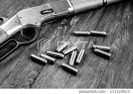 Old west rifle and ammunition Old west rifle and ammunition 113129623