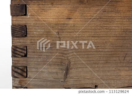 army ammunition wooden crate. top view. 113129624