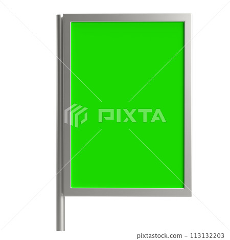 The Blank board for advertising or promotion concept 3d rendering. 113132203