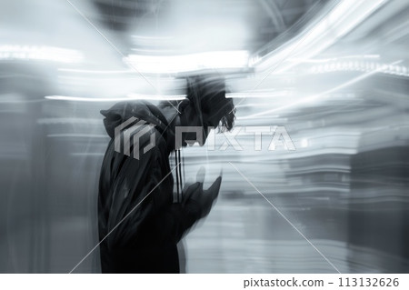 Abstract background Stress Awareness concept. 113132626