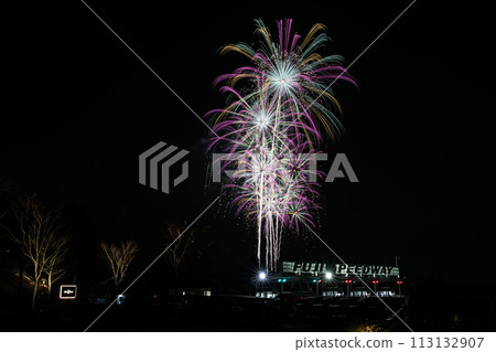 富士賽車場的煙花 113132907