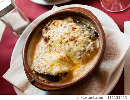 Spanish eggplants stuffed with meat 113133423