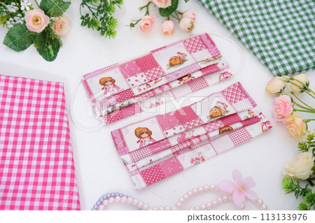 beautiful patterned masks as a background beautiful patterned masks as a background 113133976