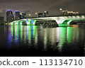 Toyosu Park also has a night view 113134710