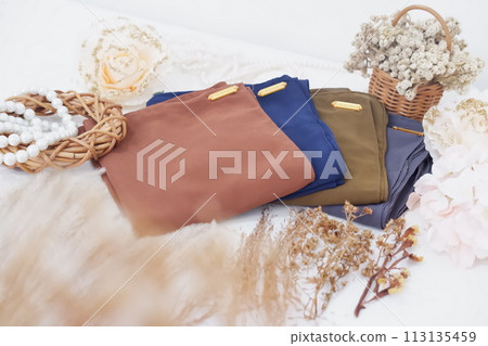 beautiful and soft veil fabric as a background beautiful and soft veil fabric as a background 113135459