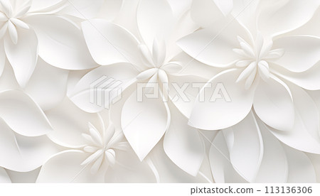White background flowers texture. White background flowers texture. 113136306