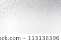 White background with small silver dots 113136396