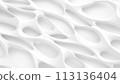 White background mesh pattern 113136404