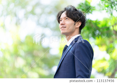 Businessman fresh green Businessman fresh green 113137456