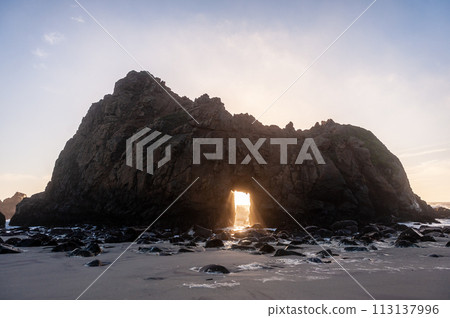 Sunset at Pfeiffer beac 113137996