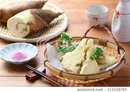 Bamboo shoot tempura Bamboo shoot tempura 113138765