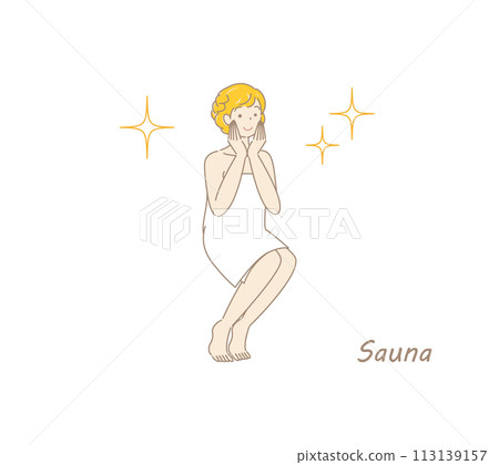 A cute sauna-loving woman who refreshes her body and mind in the sauna and shines brightly.Toto Sauna Girl A cute sauna-loving woman who refreshes her body and mind in the sauna and shines brightly.Toto Sauna Girl 113139157