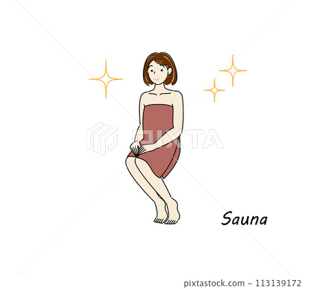 A cute sauna-loving woman who refreshes her body and mind in the sauna and shines brightly.Toto Sauna Girl A cute sauna-loving woman who refreshes her body and mind in the sauna and shines brightly.Toto Sauna Girl 113139172
