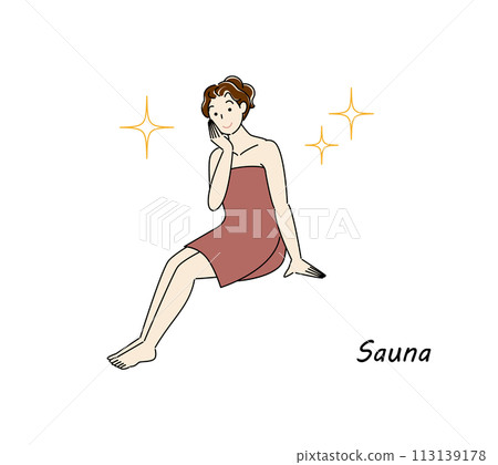 A cute sauna-loving woman who refreshes her body and mind in the sauna and shines brightly.Toto Sauna Girl A cute sauna-loving woman who refreshes her body and mind in the sauna and shines brightly.Toto Sauna Girl 113139178