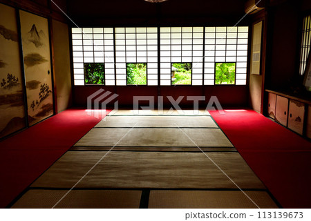 Kyoto City Sennyuji Temple Annex Unryuin Fresh Green 113139673