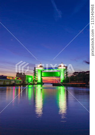 （靜岡縣）沼津市大型展望水門景觀點燈 113140468