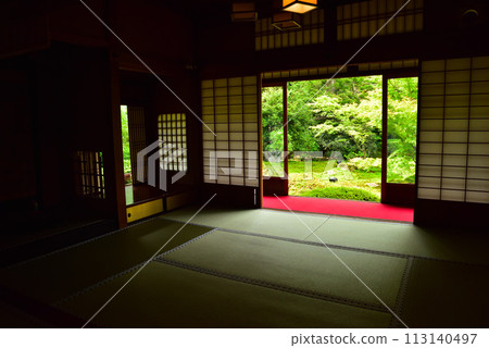 Kyoto City Sennyuji Temple Annex Unryuin Fresh Green Kyoto City Sennyuji Temple Annex Unryuin Fresh Green 113140497