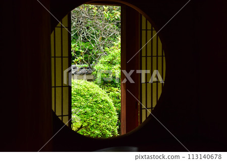 Kyoto City Sennyuji Temple Annex Unryuin Fresh Green 113140678