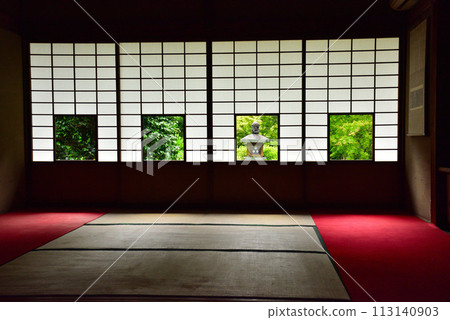 Kyoto City Sennyuji Temple Annex Unryuin Fresh Green 113140903