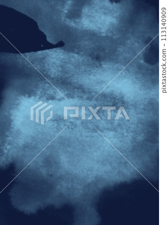 blue dark watercolor style texture background 113140909