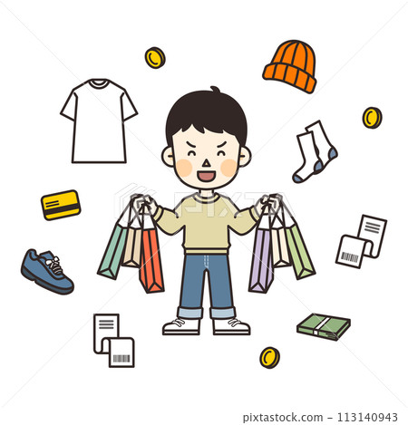 shopping illustration 113140943