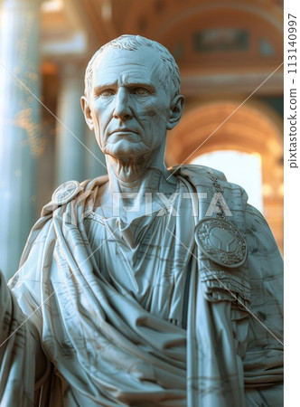 Marcus Tullius Cicero: roman statesman, republican politician, orator, philosopher, and scholar - an eminent figure in ancient history and classical civilization 113140997