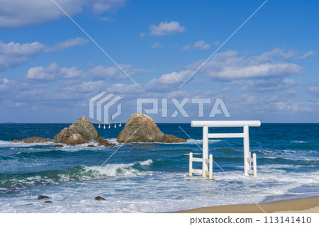 福岡縣 櫻井二見浦、夫婦岩 福岡縣 櫻井二見浦、夫婦岩 113141410