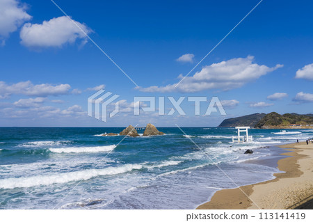 Fukuoka Prefecture Sakurai Futamigaura and Meoto Iwa Fukuoka Prefecture Sakurai Futamigaura and Meoto Iwa 113141419