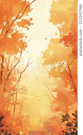 夢幻多彩的秋葉景觀AI影像 夢幻多彩的秋葉景觀AI影像 113141566