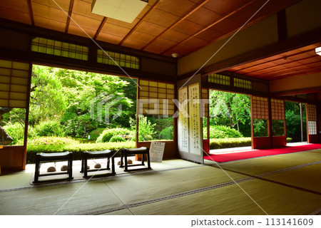 Kyoto City Sennyuji Temple Annex Unryuin Fresh Green Kyoto City Sennyuji Temple Annex Unryuin Fresh Green 113141609