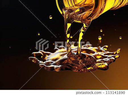 Gasoline oil, energy movement, gold liquid, oil refining industry, gold for profit, motor and car fluid mixture of flammable hydrocarbons combustible mix. 113141890