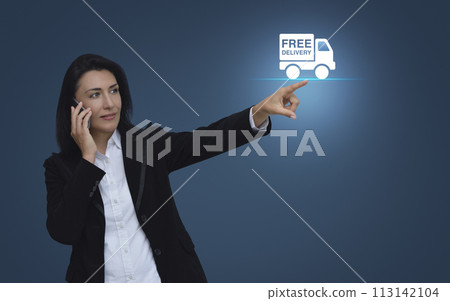 Business transportation service concept 113142104