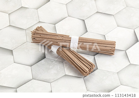 Asian aw soba bukwheat noodle Asian aw soba bukwheat noodle 113143418
