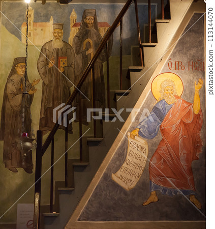 greek church of Cargese village, corse, france 113144070