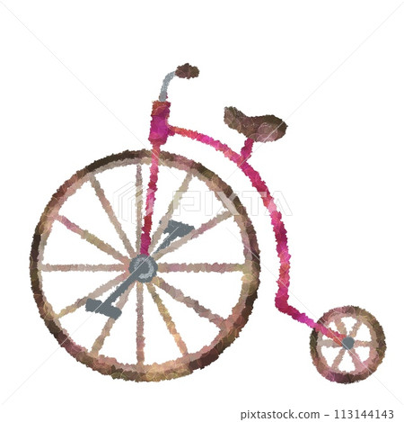 復古自行車插畫 復古自行車插畫 113144143