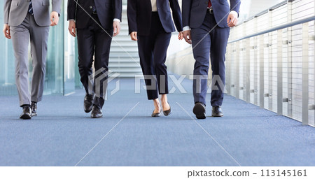 business walking feet 113145161