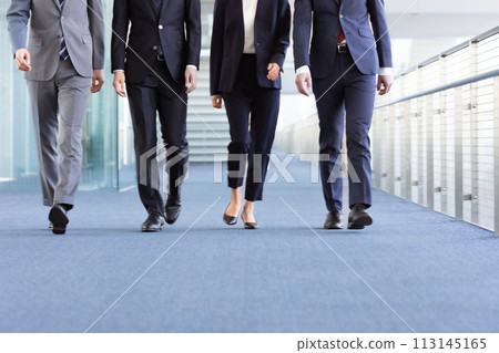 business walking feet 113145165