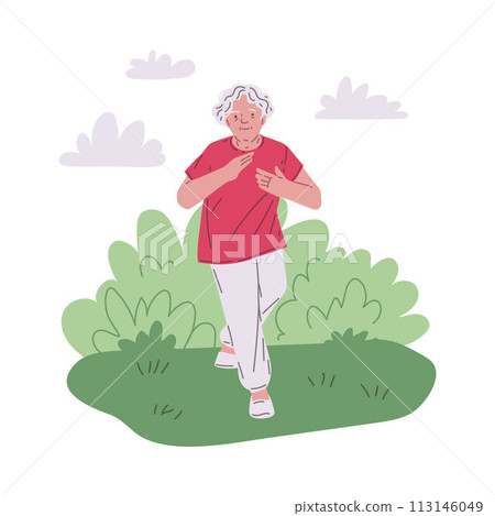 Mature woman Tai Chi fitness vector illustration Mature woman Tai Chi fitness vector illustration 113146049