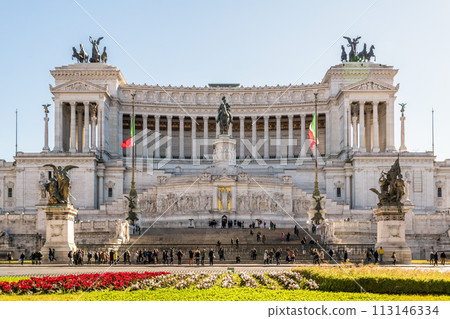 Monument to Victor Emmanuel II in Rome, Italy Monument to Victor Emmanuel II in Rome, Italy 113146334