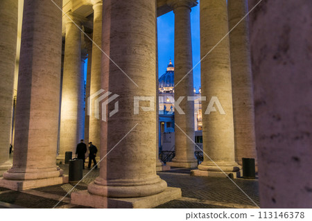 Saint Peter's Square in the Vatican 113146378