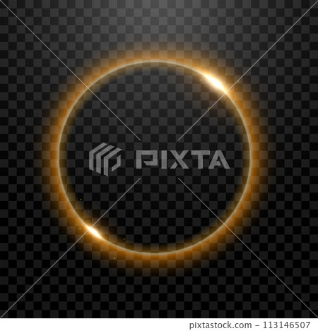 Round Gold Light, Suitable For Product Advertising, Product Design, and Other, Vector Illustration 113146507
