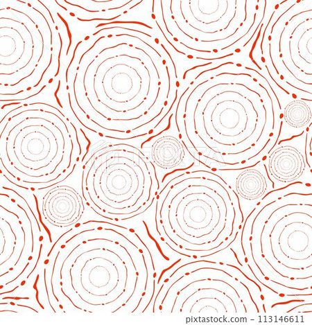 Abstract red seamless pattern made from circles Abstract red seamless pattern made from circles 113146611