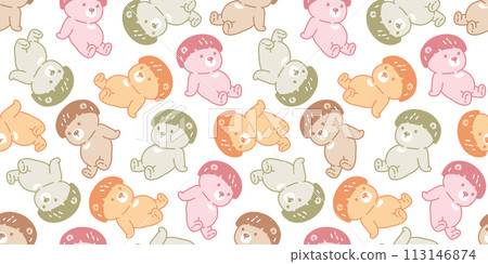 bear polar seamless pattern sitting vector short hair bangs fringe hairstyles teddy pet doodle cartoon gift wrapping paper pastel color tile background repeat wallpaper illustration scarf isolated des bear polar seamless pattern sitting vector short hair bangs fringe hairstyles teddy pet doodle cartoon gift wrapping paper pastel color tile background repeat wallpaper illustration scarf isolated des 113146874