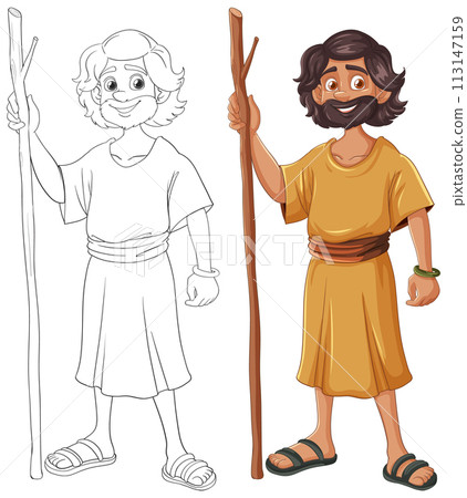 Before and After: Character Illustration Before and After: Character Illustration 113147159