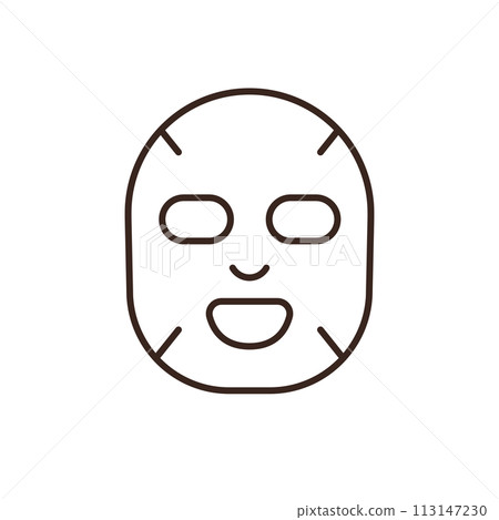 面膜插畫 113147230